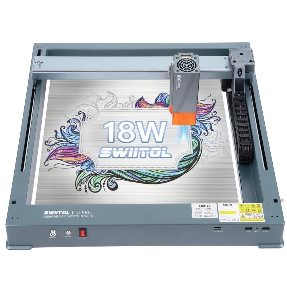 Swiitol E18 Pro 18W Integrated Structure Laser Engraver 36000mm/min High Speed  |   Laser Equipment Laser Equipment Laser Equipment