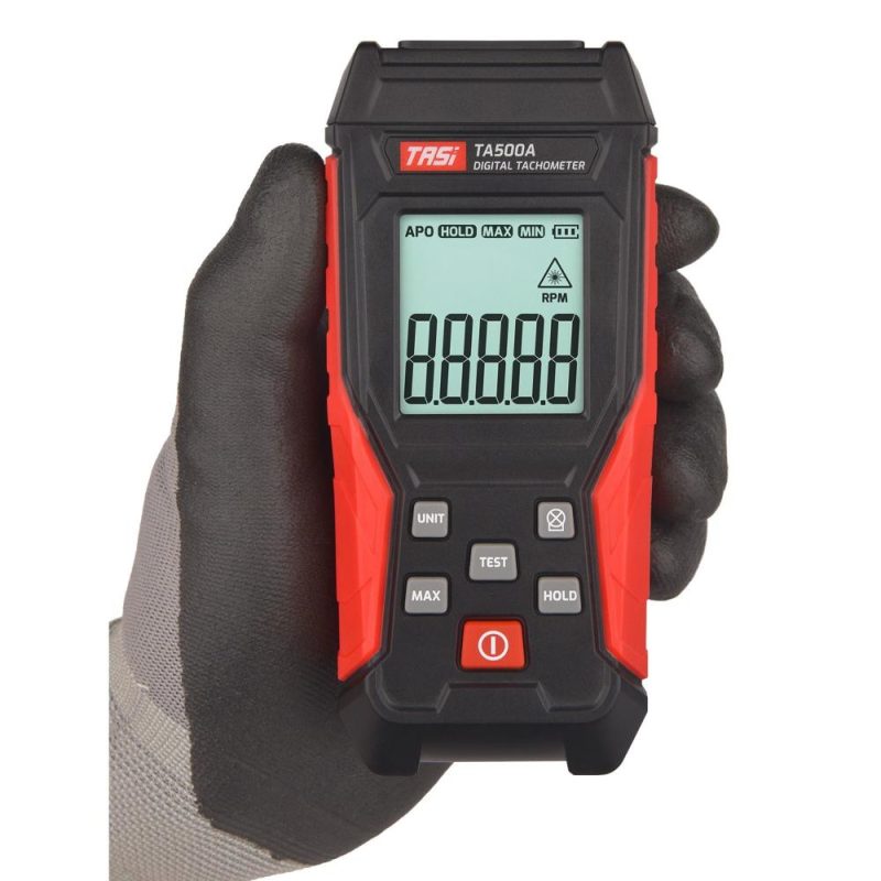 TASI Digital Tachometer Non-Contact Mini RPM Tester Meter LCD Display Handheld Digital Tachometer for Motor Wheels Lathe Car Making  |   Other Instruments Measurement & Analysis Instruments Other Instruments