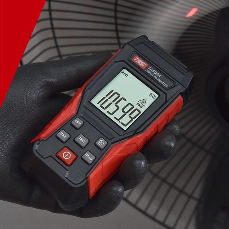 TASI Digital Tachometer Non-Contact Mini RPM Tester Meter LCD Display Handheld Digital Tachometer for Motor Wheels Lathe Car Making  |   Other Instruments Measurement & Analysis Instruments Other Instruments