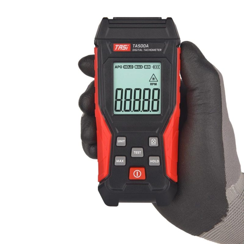 TASI Digital Tachometer Non-Contact Mini RPM Tester Meter LCD Display Handheld Digital Tachometer for Motor Wheels Lathe Car Making  |   Other Instruments Measurement & Analysis Instruments Other Instruments