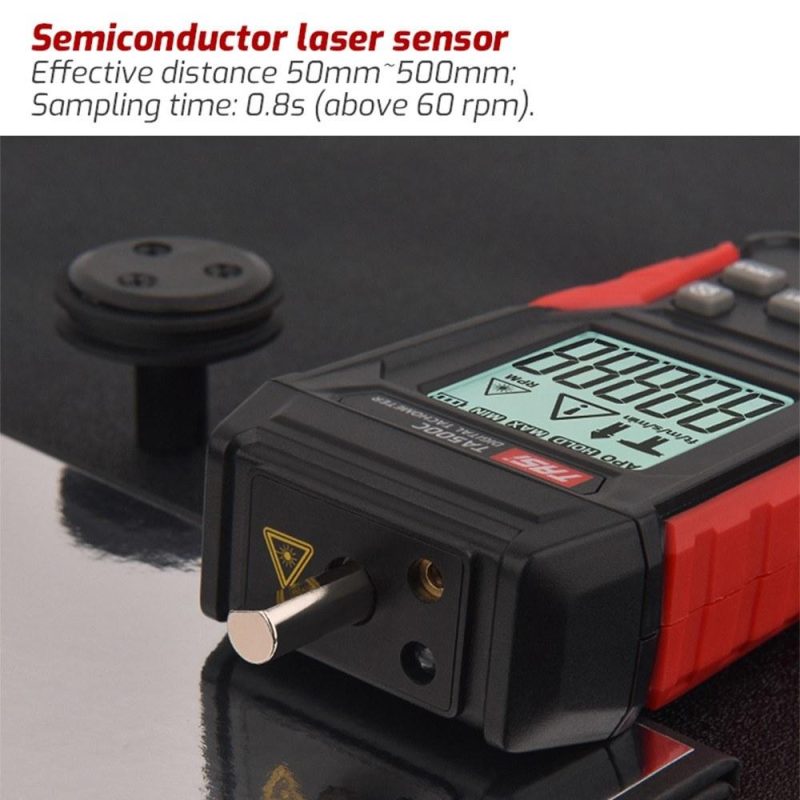 TASI Digital Tachometer Non-Contact Mini RPM Tester Meter LCD Display Handheld Digital Tachometer for Motor Wheels Lathe Car Making  |   Other Instruments Measurement & Analysis Instruments Other Instruments