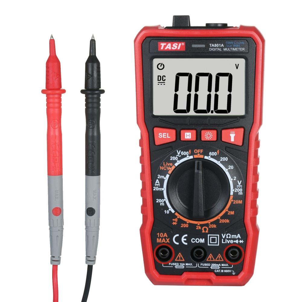 TASI TA801A Digital Multimeter Professional Tester True RMS Multimeter Mini Multifunctional Tester OHM NCV Voltage Meter  |   Digital Multimeters & Oscilloscopes Digital Multimeters & Oscilloscopes Digital Multimeters & Oscilloscopes