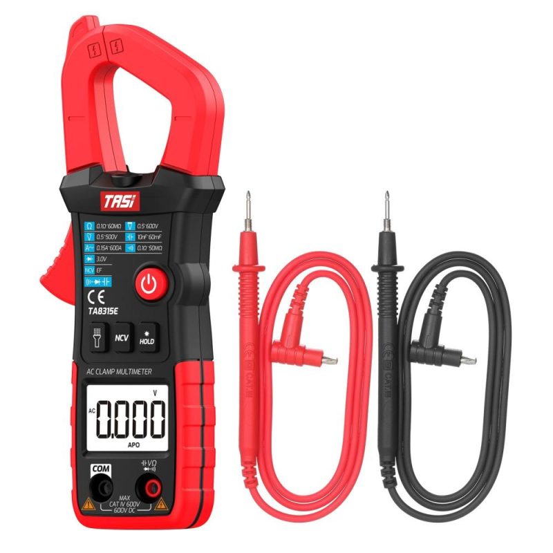 TASI TA8315E Digital Clamp Meter Multimeter Professional Tester True RMS Multimeter Mini Multifunctional Tester OHM NCV DC/AC Voltage Meter  |   Digital Multimeters & Oscilloscopes Digital Multimeters & Oscilloscopes Digital Multimeters & Oscilloscopes