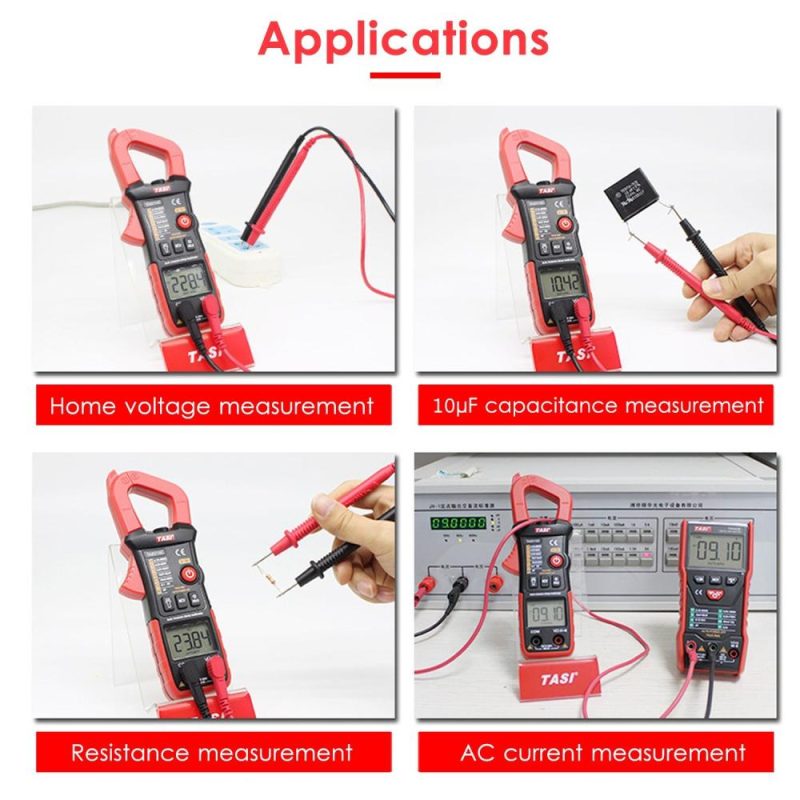 TASI TA8315E Digital Clamp Meter Multimeter Professional Tester True RMS Multimeter Mini Multifunctional Tester OHM NCV DC/AC Voltage Meter  |   Digital Multimeters & Oscilloscopes Digital Multimeters & Oscilloscopes Digital Multimeters & Oscilloscopes