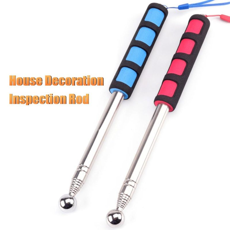 Telescopic Hollowing Drum Detection Hammer Tile Hollow Checker Thickened Adjustable Rod for House Decoration Inspection  |   Safety & Protective Gear Professional Tools Safety & Protective Gear