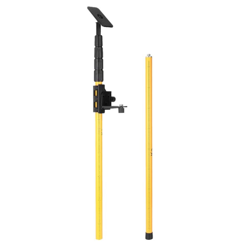 Telescopic Pole for Line Leveler Aluminum Alloy Adjustable Lift Extend Bracket Holder Stand Support for 1/4”and 5/8” Laser Level  |   Digital Scales Digital Scales Digital Scales