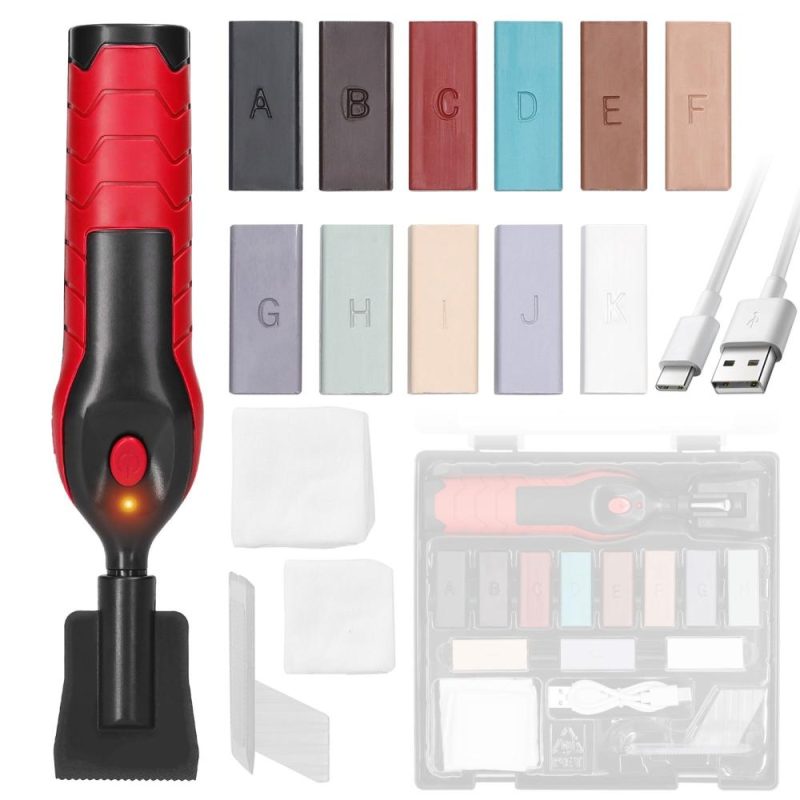 Tile Floor DIY Repairing Tool Set Multifunction Porcelain Furniture Repairing Tool Set Scratch Nail Hole Crack Filler Tool Set Household Handheld Melting Wax Tool Set  |   Electrical Equipment & Supplies Electrical Equipment & Supplies Electrical Equipment & Supplies