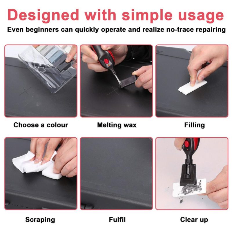 Tile Floor DIY Repairing Tool Set Multifunction Porcelain Furniture Repairing Tool Set Scratch Nail Hole Crack Filler Tool Set Household Handheld Melting Wax Tool Set  |   Electrical Equipment & Supplies Electrical Equipment & Supplies Electrical Equipment & Supplies