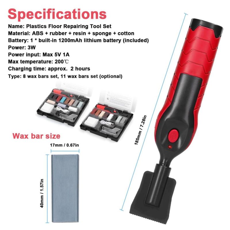 Tile Floor DIY Repairing Tool Set Multifunction Porcelain Furniture Repairing Tool Set Scratch Nail Hole Crack Filler Tool Set Household Handheld Melting Wax Tool Set  |   Electrical Equipment & Supplies Electrical Equipment & Supplies Electrical Equipment & Supplies