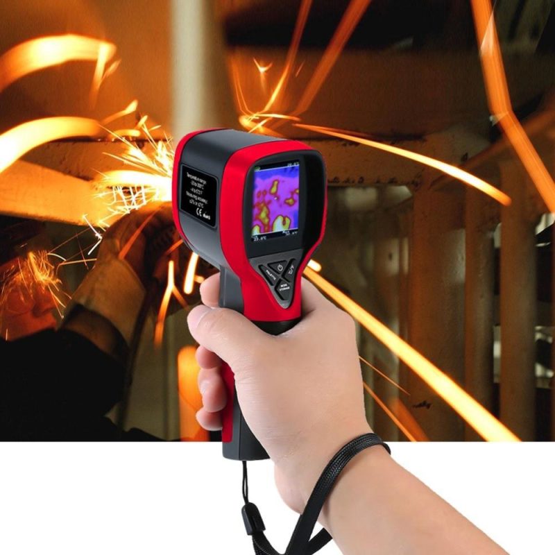 TOOLTOP ET692A 32*32 Infrared Images Resolution Hand-held Portable Thermal Imager -20~300℃  ℃/℉ Switching Iron Red White Hot Palette Multi-functional Thermal Imager Camera  |   Infrared Thermometer Infrared Thermometer Black