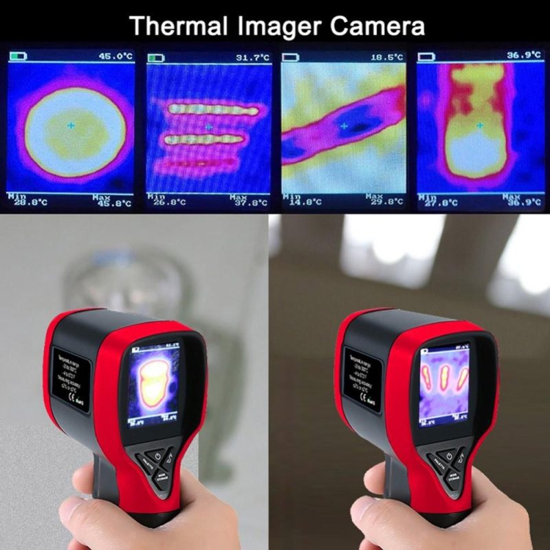 TOOLTOP ET692A 32*32 Infrared Images Resolution Hand-held Portable Thermal Imager -20~300℃  ℃/℉ Switching Iron Red White Hot Palette Multi-functional Thermal Imager Camera  |   Infrared Thermometer Infrared Thermometer Black