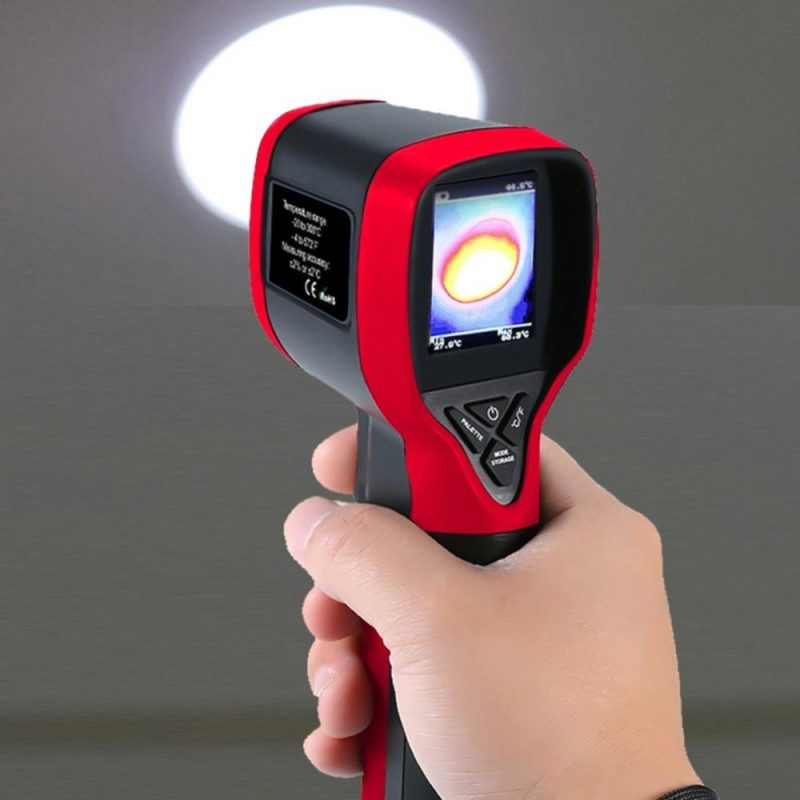 TOOLTOP ET692A 32*32 Infrared Images Resolution Hand-held Portable Thermal Imager -20~300℃  ℃/℉ Switching Iron Red White Hot Palette Multi-functional Thermal Imager Camera  |   Infrared Thermometer Infrared Thermometer Black