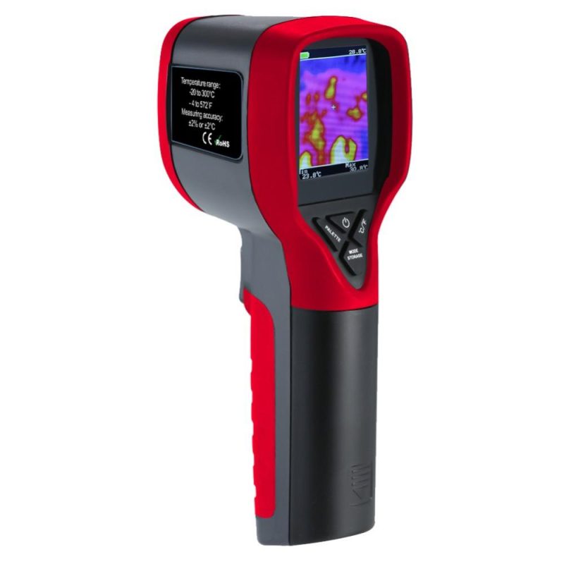 TOOLTOP ET692A 32*32 Infrared Images Resolution Hand-held Portable Thermal Imager -20~300℃  ℃/℉ Switching Iron Red White Hot Palette Multi-functional Thermal Imager Camera  |   Infrared Thermometer Infrared Thermometer Black