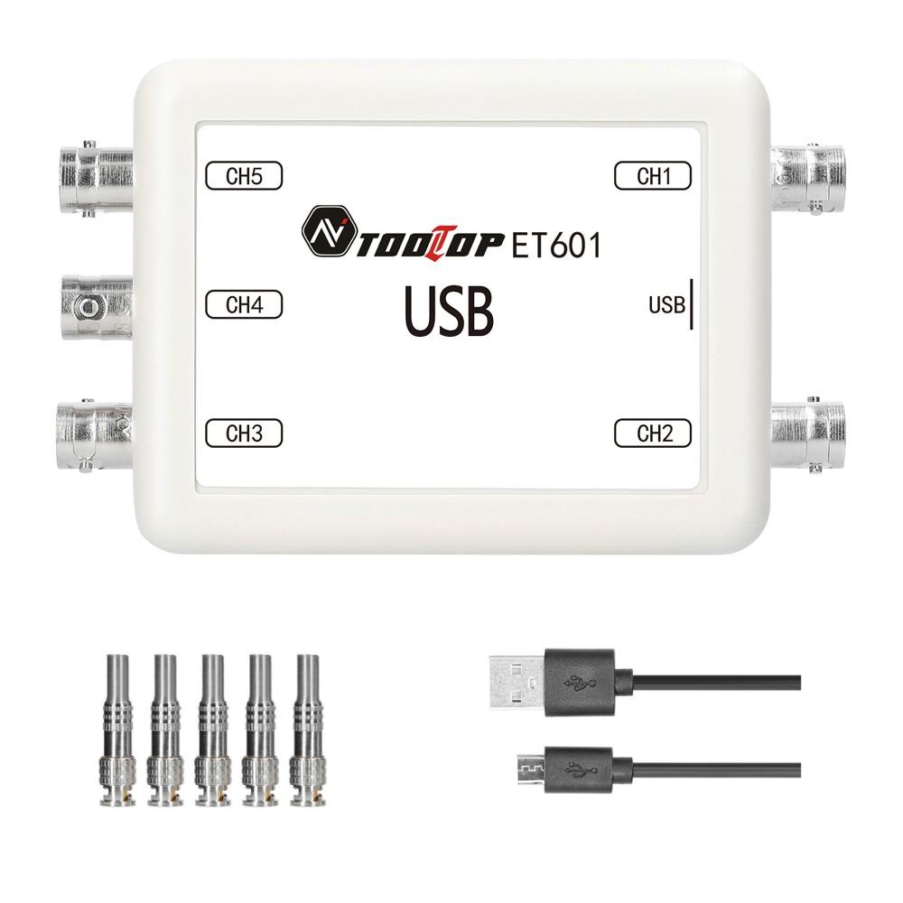 TOOLTOP Virtual Oscilloscope 5-channel Data Storage Acquisition Recorder 4 Measurment Modes Switchable  |   Digital Multimeters & Oscilloscopes Digital Multimeters & Oscilloscopes Digital Multimeters & Oscilloscopes