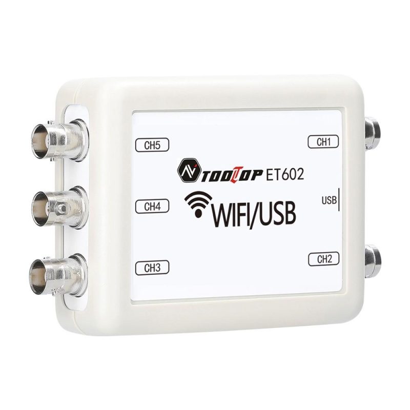 TOOLTOP Virtual Oscilloscope 5-channel Data Storage Acquisition Recorder 4 Measurment Modes Switchable  |   Digital Multimeters & Oscilloscopes Digital Multimeters & Oscilloscopes Digital Multimeters & Oscilloscopes