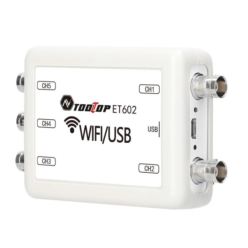 TOOLTOP Virtual Oscilloscope 5-channel Data Storage Acquisition Recorder 4 Measurment Modes Switchable  |   Digital Multimeters & Oscilloscopes Digital Multimeters & Oscilloscopes Digital Multimeters & Oscilloscopes