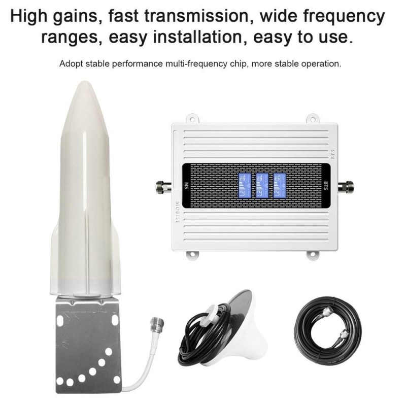 Trifrequency Band Signal Amplifier 70dB High Gains Wide Coverage Amplifiers LCD Display with LED indicator  |   Other Instruments Measurement & Analysis Instruments Other Instruments