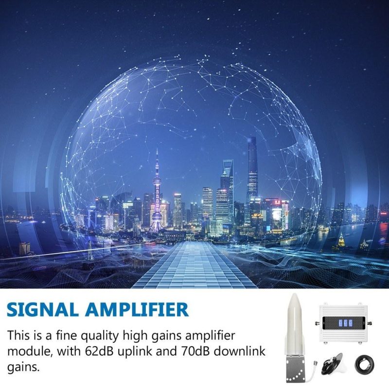 Trifrequency Band Signal Amplifier 70dB High Gains Wide Coverage Amplifiers LCD Display with LED indicator  |   Other Instruments Measurement & Analysis Instruments Other Instruments