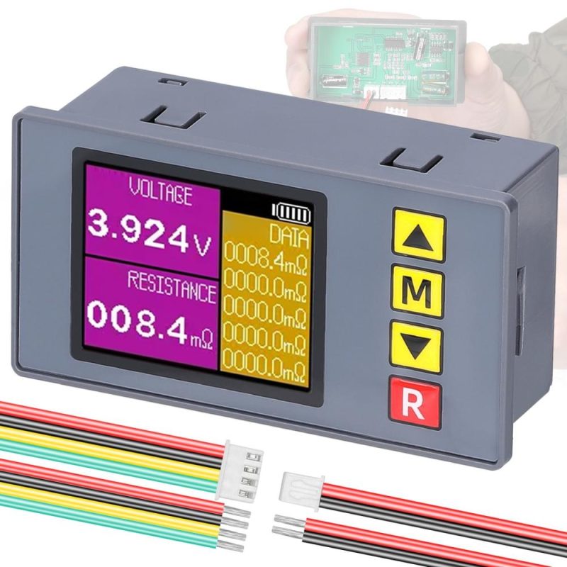 TS457 Entry-Level Voltage Internal Resistance Tester AC 4-Wire Kelvin Method Professional Voltage Meter Internal Resistance Test Device  |   Electrical Measuring Tools Electrical Measuring Tools Electrical Measuring Tools