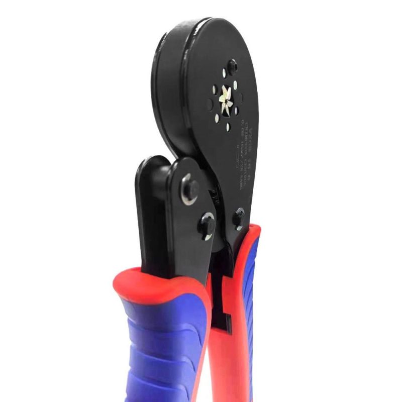 Tubular Terminal Crimping Tool 0.08-16mm² (28-5 AWG) Multifunction Ratcheting Wire Crimper Pliers Ferrule Crimpers Electrician Hand Tool  |   Others Others Black + Red + Blue