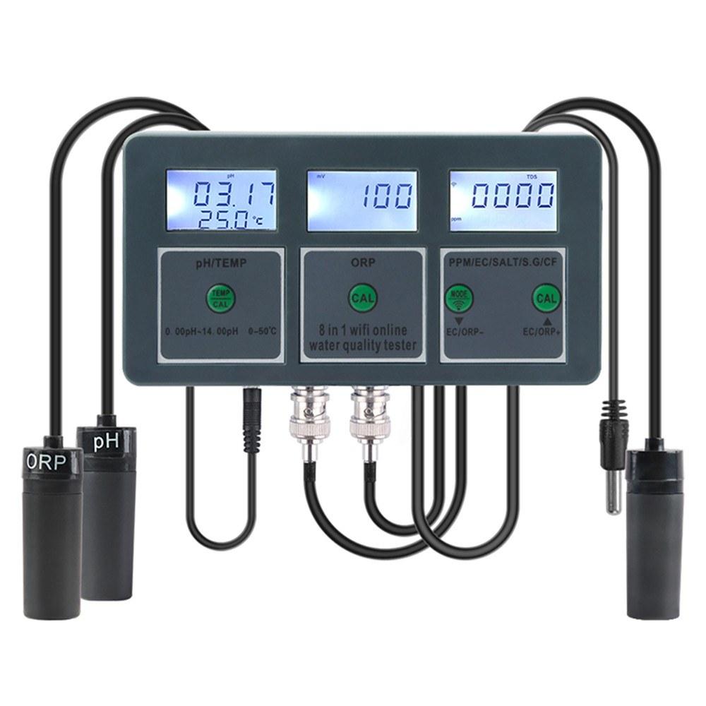 Tuya WiFi FishTank Water Quality Tester High Accurancy Home Use Water Quality Testing Machine Water Monitor Analyzer for Aquariums Pool Hydroponics  |   Water quality analysis equipment Measurement & Analysis Instruments Water quality analysis equipment