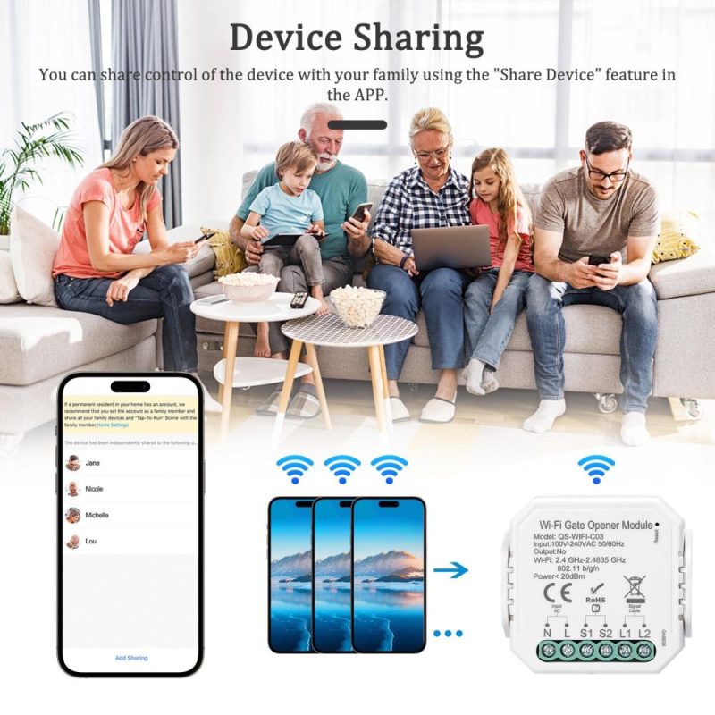 Tuya WiFi Garage Door Opener Controller Mobilephone Remotely APP Control Compatible with Alexa Google Home for Voice Control  |   Other Instruments Measurement & Analysis Instruments Other Instruments