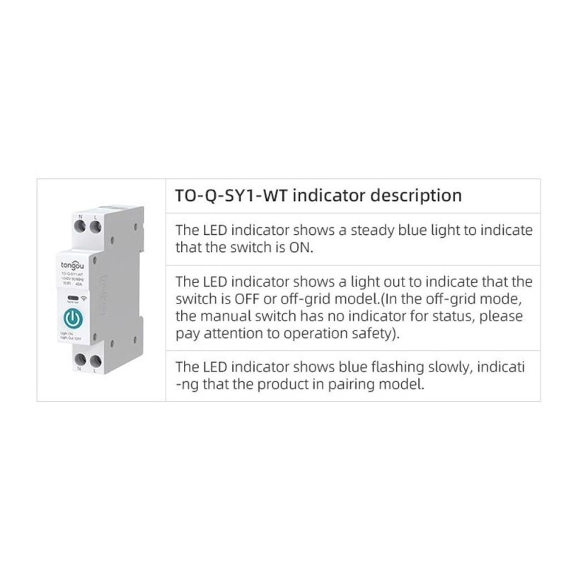 Tuya Wifi Intelligent Circuit Breaker Wireless Remotes Control Din Rail Switch Compatible with Alexa Google Home 10A  |   Other Instruments Measurement & Analysis Instruments Other Instruments