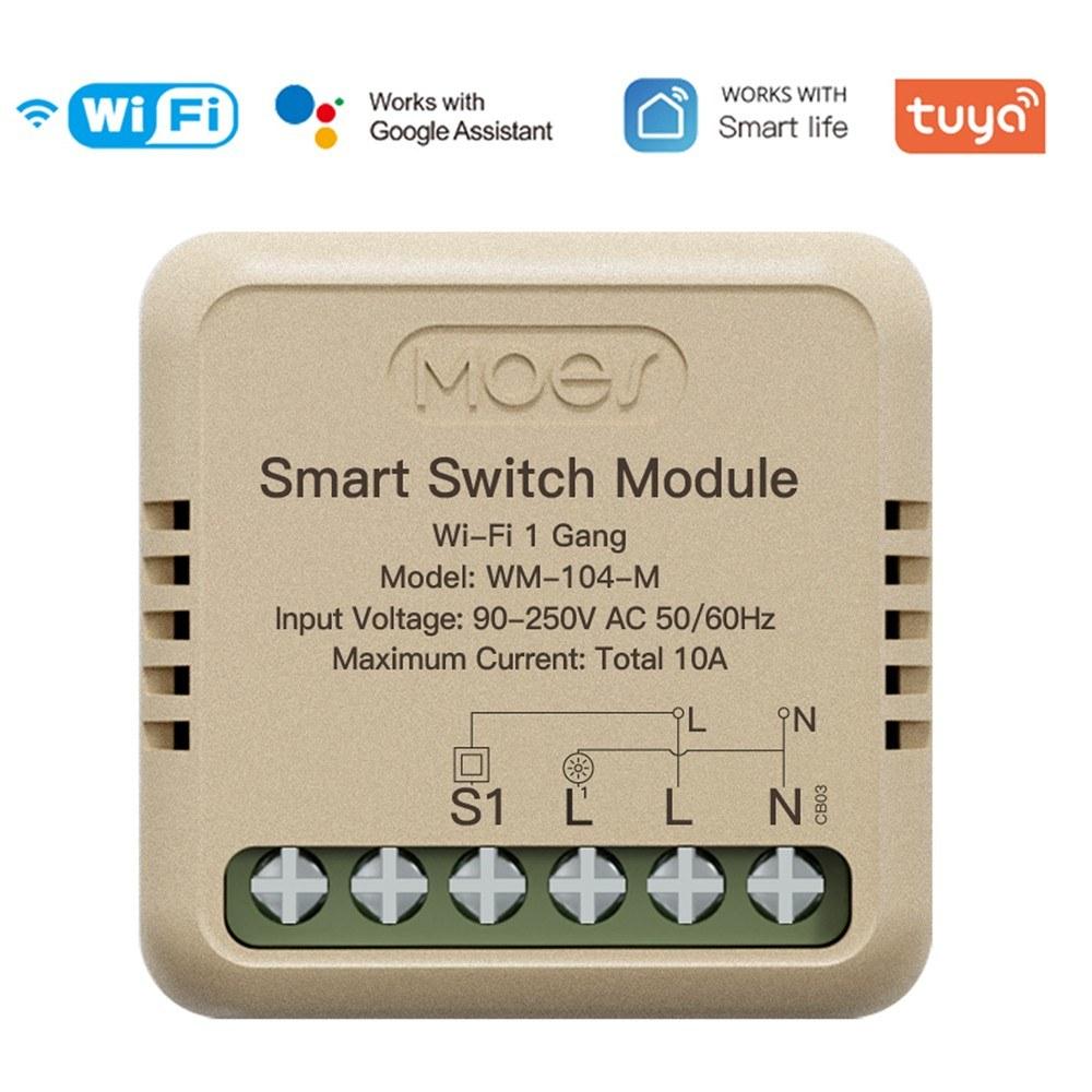 Tuya WiFi Intelligent Switch Dimmer DIY Module Light Switch Mobilephone APP Remotely Control Activate Home Devices Compatible with Alexa and  Assistant for Voice Control  |   Other Instruments Measurement & Analysis Instruments Other Instruments