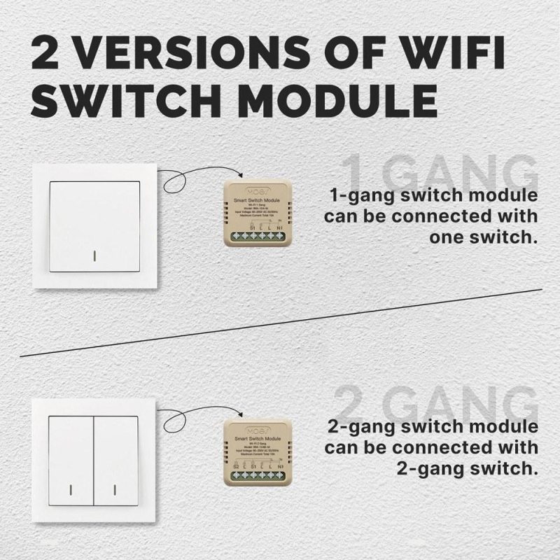 Tuya WiFi Intelligent Switch Dimmer DIY Module Light Switch Mobilephone APP Remotely Control Activate Home Devices Compatible with Alexa and  Assistant for Voice Control  |   Other Instruments Measurement & Analysis Instruments Other Instruments