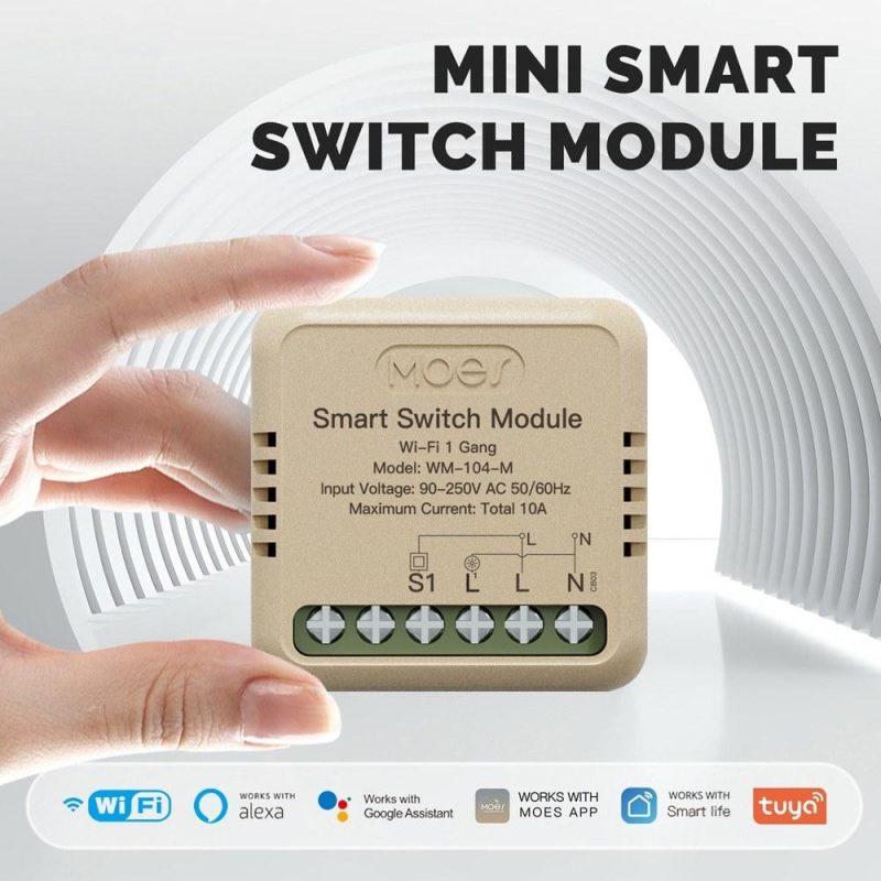 Tuya WiFi Intelligent Switch Dimmer DIY Module Light Switch Mobilephone APP Remotely Control Activate Home Devices Compatible with Alexa and  Assistant for Voice Control  |   Other Instruments Measurement & Analysis Instruments Other Instruments