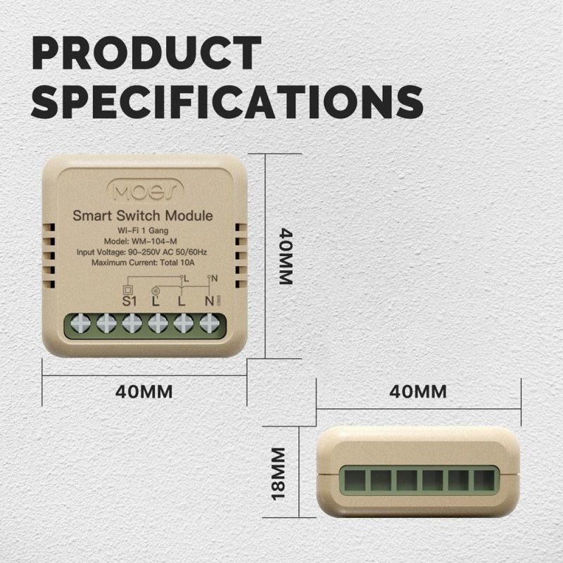 Tuya WiFi Intelligent Switch Dimmer DIY Module Light Switch Mobilephone APP Remotely Control Activate Home Devices Compatible with Alexa and  Assistant for Voice Control  |   Other Instruments Measurement & Analysis Instruments Other Instruments