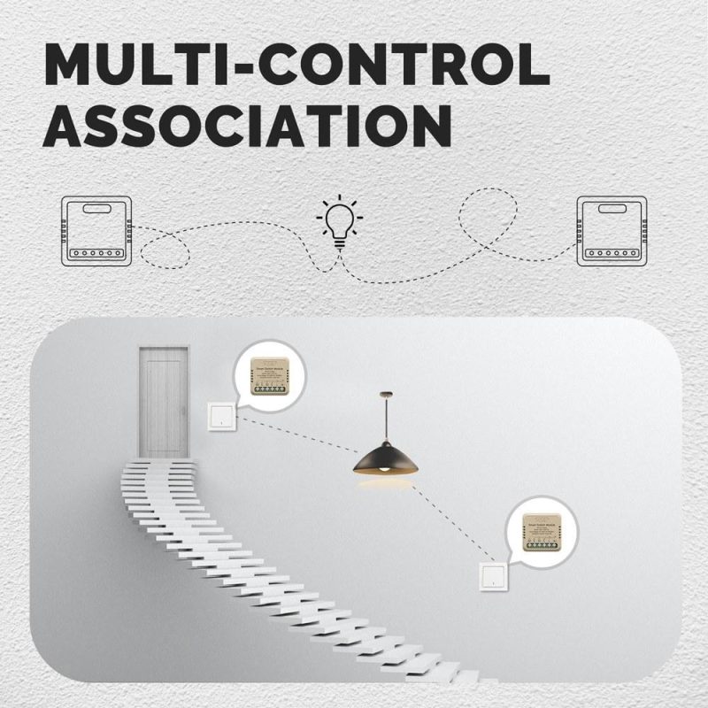 Tuya WiFi Intelligent Switch Dimmer DIY Module Light Switch Mobilephone APP Remotely Control Activate Home Devices Compatible with Alexa and  Assistant for Voice Control  |   Other Instruments Measurement & Analysis Instruments Other Instruments