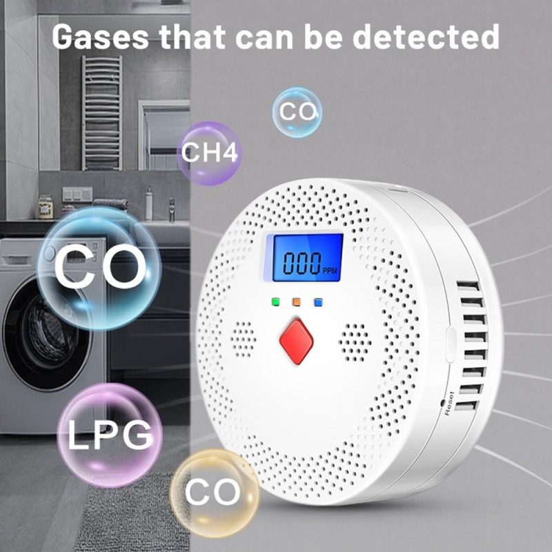 Tuya Wifi Portable Electrochemical Sensor CO Tester LCD Screen Carbon Monoxide Detector with Sound Lihgt Alarm and Low Battery Reminder Function  |   Gas detection equipment Gas detection equipment Gas detection equipment