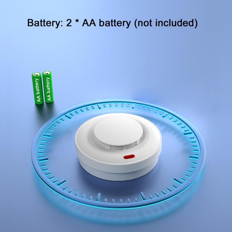 Tuya Wifi Smoke Detector Fire Protecting Sound Alarm Sensor Cellphone APP Remote Push Alert with Alarm Cancel Function  |   Gas detection equipment Gas detection equipment Gas detection equipment