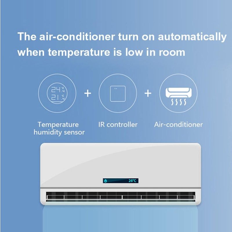 Tuya WiFi Temperature Humidity Sensor Intelligent Hygrothermograph Meter with High and Low Temperature Alarm Function Compatible with Alexa and Google Home  |   Temperature & Humidity Measurements Measurement & Analysis Instruments Temperature & Humidity Measurements