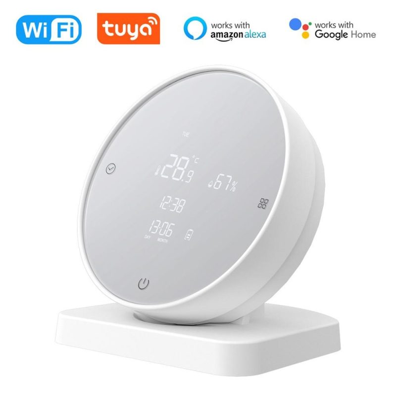 Tuya WIFI USB Rechargeable Temperature and Humidity Meter Compatible with Google Home Alexa  |   Temperature & Humidity Measurements Measurement & Analysis Instruments Temperature & Humidity Measurements