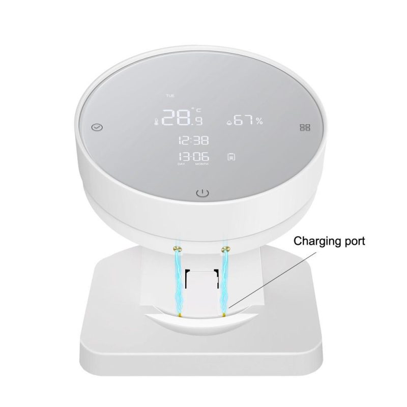 Tuya WIFI USB Rechargeable Temperature and Humidity Meter Compatible with Google Home Alexa  |   Temperature & Humidity Measurements Measurement & Analysis Instruments Temperature & Humidity Measurements