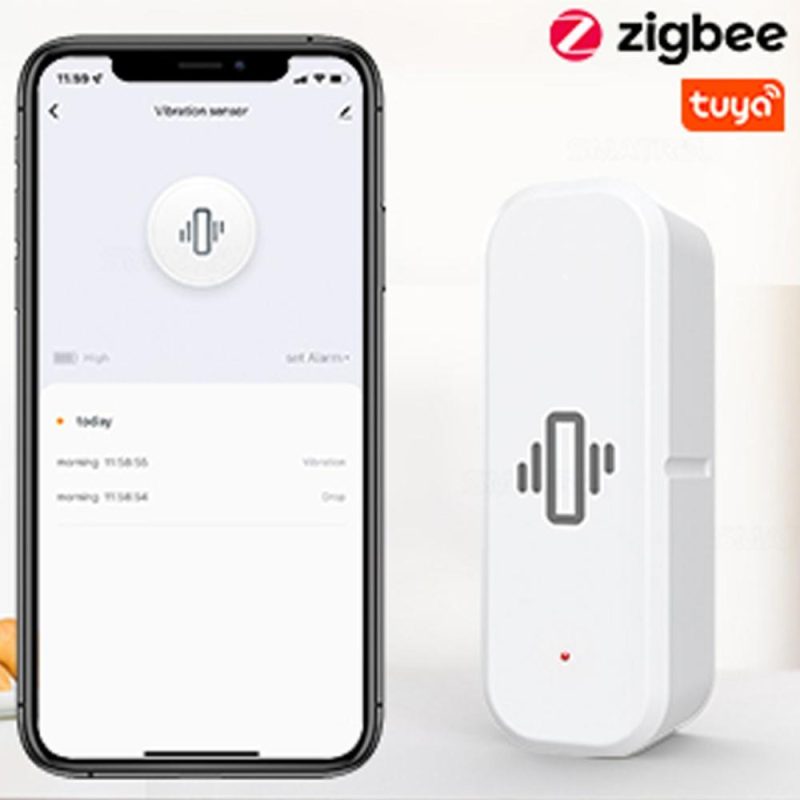 Tuya ZigBee Intelligent Vibration Drop Sensor Detector Real Time Motion Vibration Alarm Sensor (Used with ZigBee 3.0 Gateways )  |   Other Instruments Measurement & Analysis Instruments Other Instruments