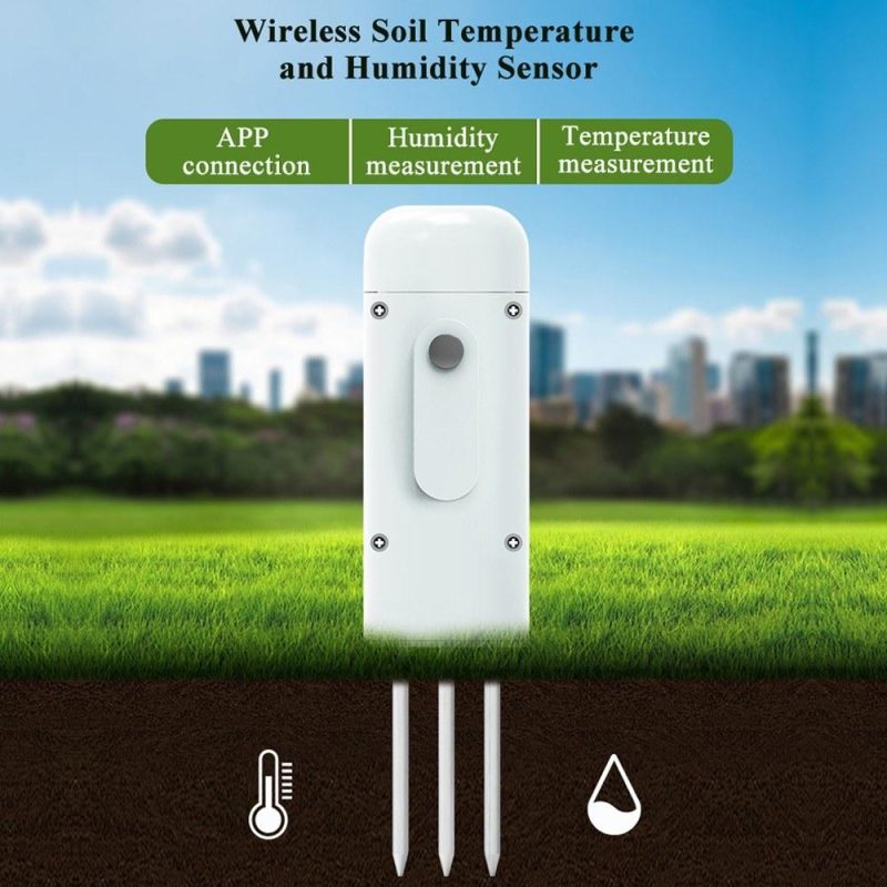 Tuya Zigbee Wireless Soil Moisture Meter Intelligent Temperature Humidity Tester  |   Soil analysis equipment Measurement & Analysis Instruments Soil analysis equipment