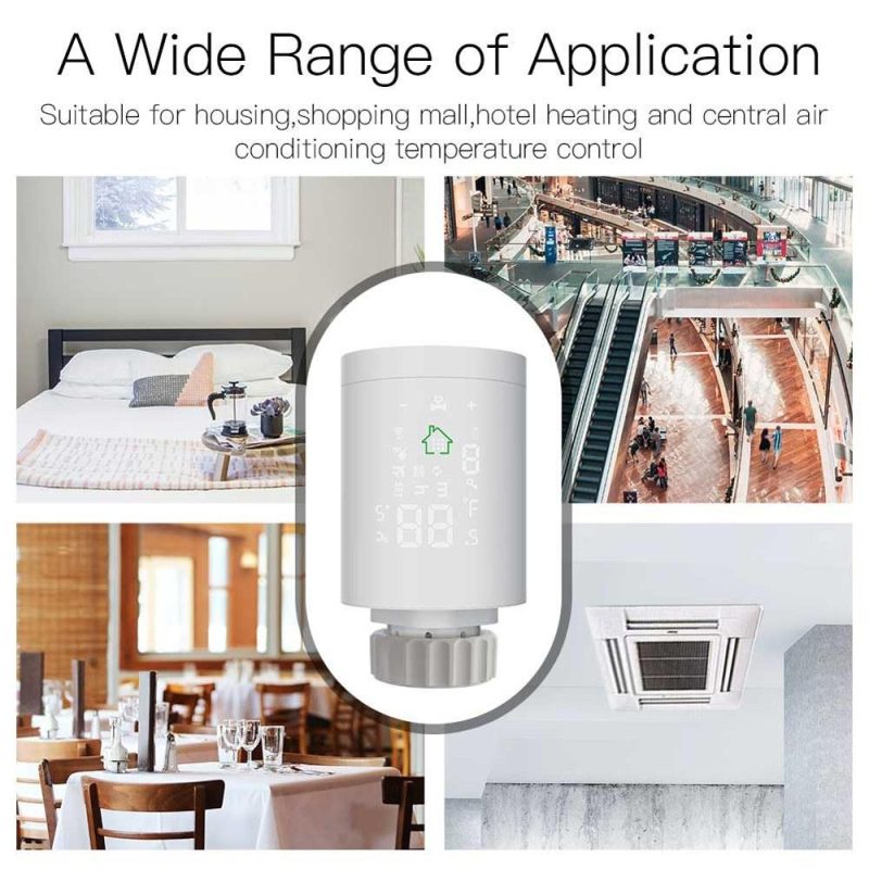 Tuya ZIGBEE3.0 Intelligent Radiator Actuator Programmable Thermostatic Radiator Valve Temperature Controller Voice Control via Alexa  |   Other Instruments Measurement & Analysis Instruments Other Instruments