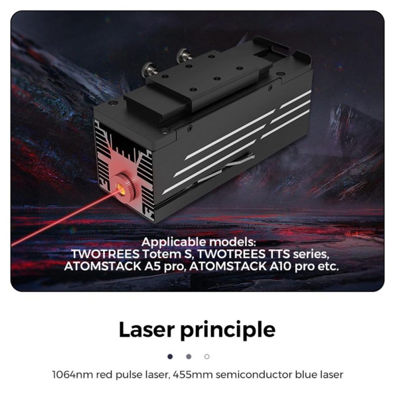 TWO TREES 1064nm Infrared Laser Module for TOTEM S /TTS Laser Engraver  |   Laser Equipment Laser Equipment Black/Blue