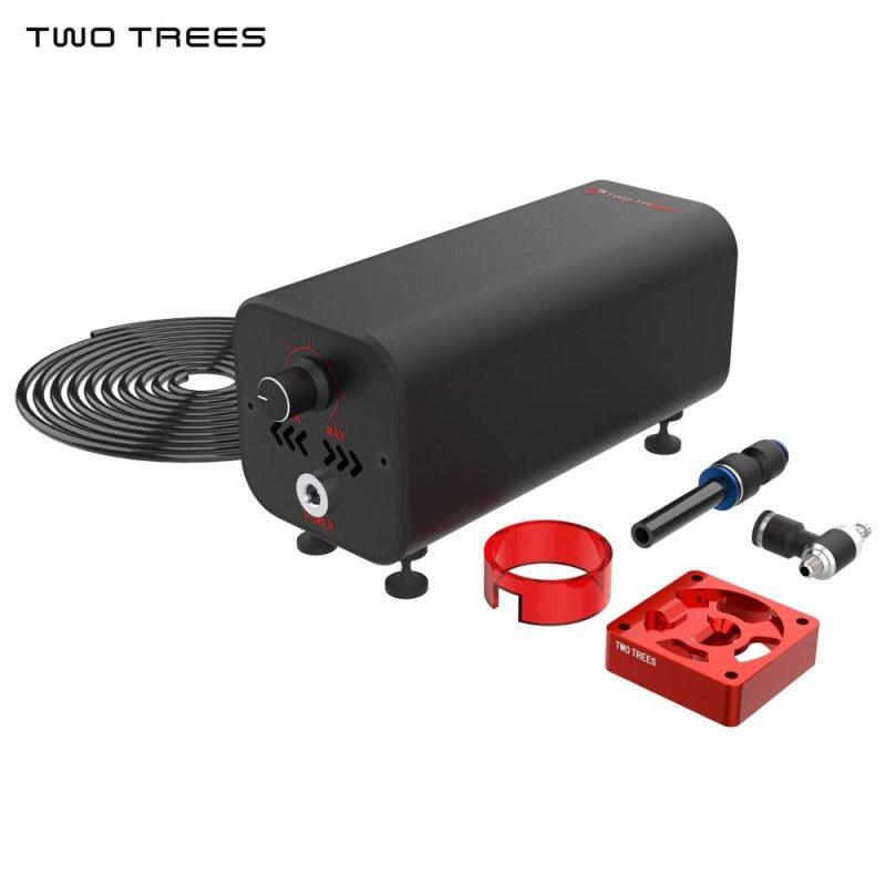 Two Trees Air Assist High Speed Air Pump 10-30L/min Adjustable Airflow  |   Laser Equipment Laser Equipment Black