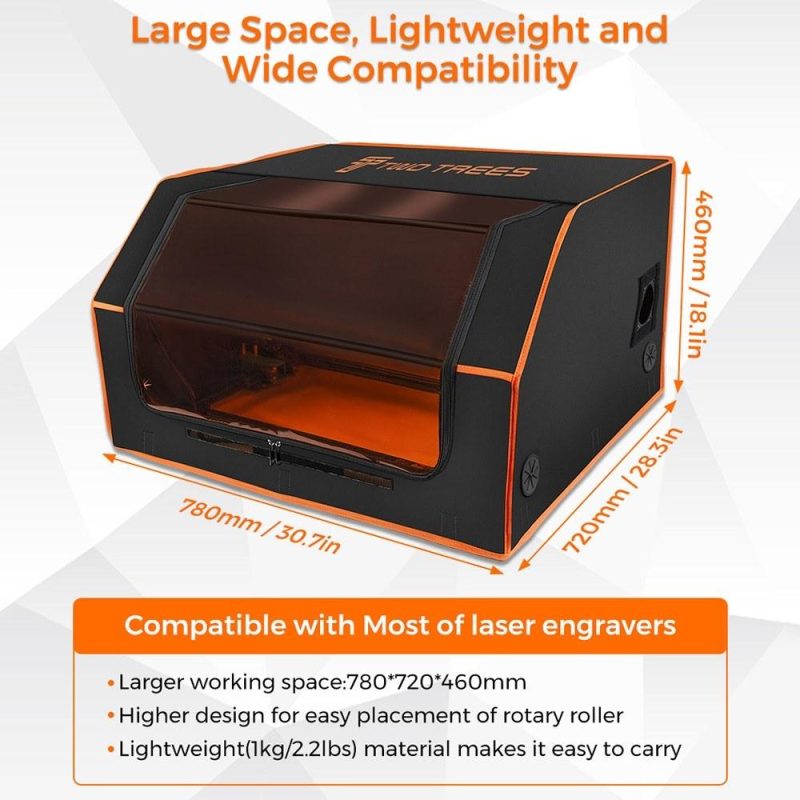 Two Trees Laser Engraver Enclosure with Vent Fireproof and Waterproof Dustproof Protective Cover  |   Laser Equipment Laser Equipment Laser Equipment