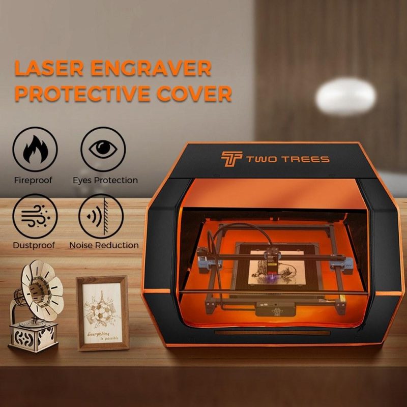 Two Trees Laser Engraver Enclosure with Vent Fireproof and Waterproof Dustproof Protective Cover  |   Laser Equipment Laser Equipment Laser Equipment