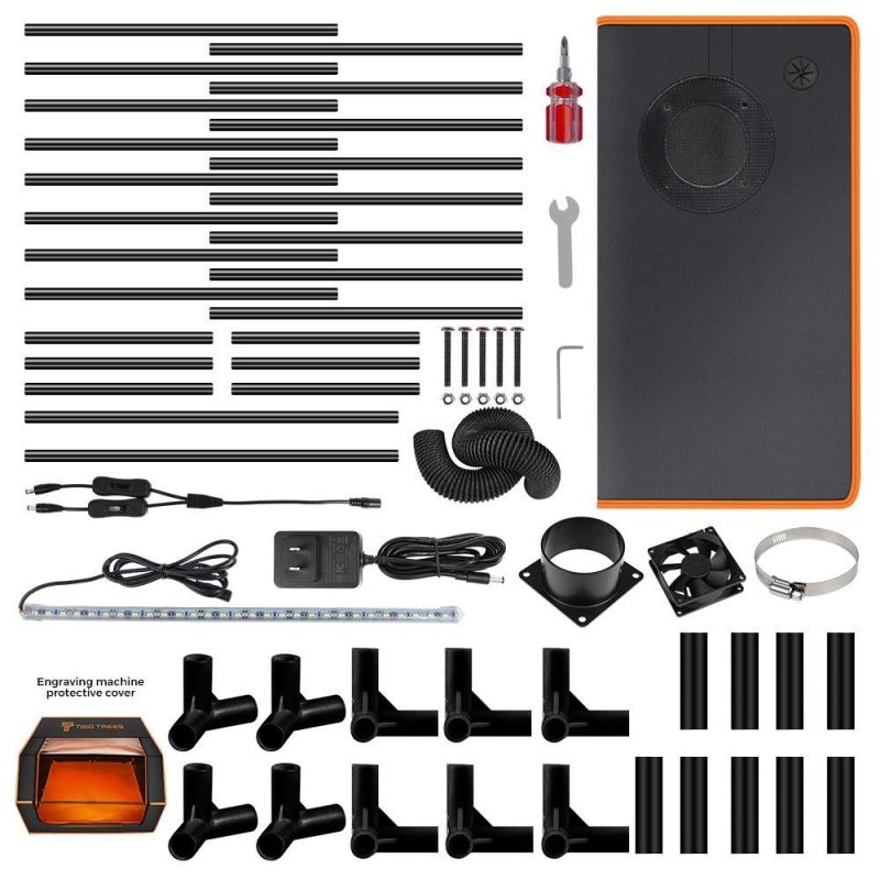 Two Trees Laser Engraver Enclosure with Vent Fireproof and Waterproof Dustproof Protective Cover  |   Laser Equipment Laser Equipment Laser Equipment