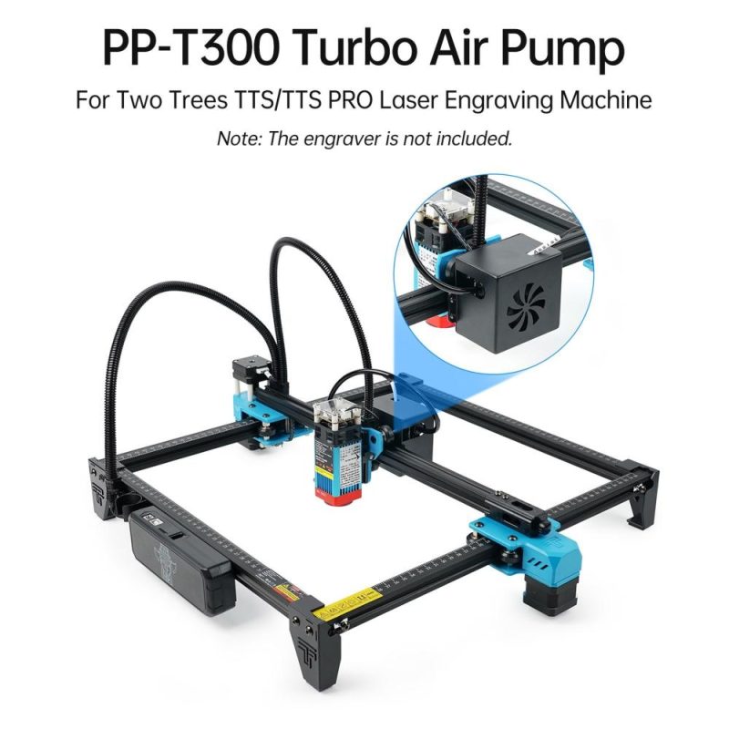 Two Trees PP-T300 Turbo Air Pump Laser Engraved Air Assist Pump  |   Laser Equipment Laser Equipment Laser Equipment