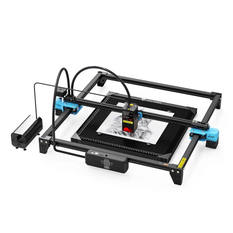 Two Trees TTS-20 PRO 20W Laser Engraver with 400x400mm Honeycomb Working Table and Air Pump  |   Laser Equipment Laser Equipment Laser Equipment