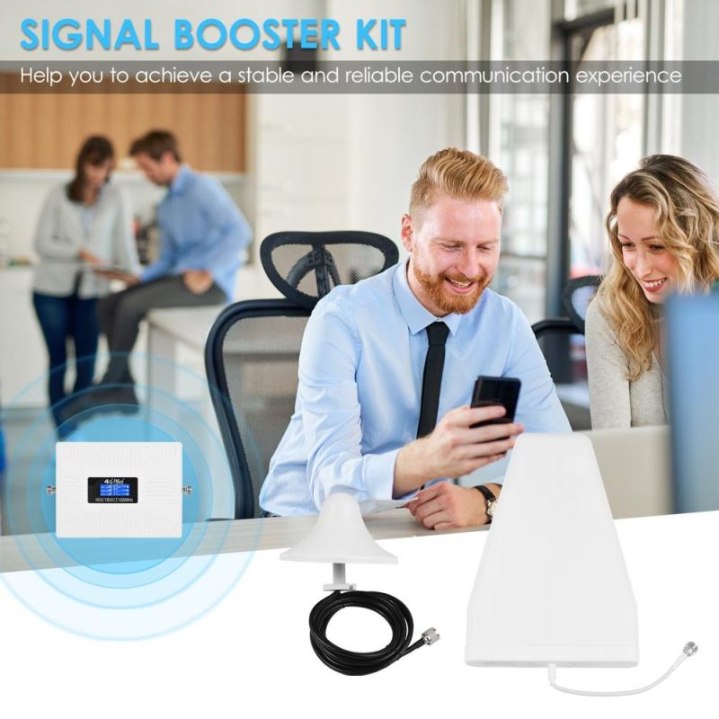 TXC19SL-GDW Tri Band Signal Amplifier 900 1800 2100 GSM DCS WCDMA 2G/3G/4G LTE Universal Signal Booster for Home/Office  |   Other Instruments Measurement & Analysis Instruments Other Instruments