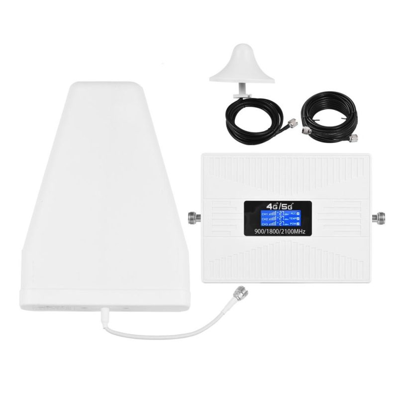 TXC19SL-GDW Tri Band Signal Amplifier 900 1800 2100 GSM DCS WCDMA 2G/3G/4G LTE Universal Signal Booster for Home/Office  |   Other Instruments Measurement & Analysis Instruments Other Instruments