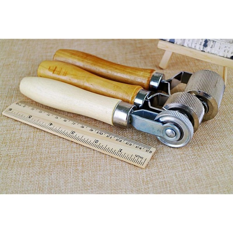 Tyre Patch Roller with Wooden Handle 6mm/20mm/40mm Tire Stitcher Tube Repair Tool for Fixing Flats  |   Others Hardware & Gadgets Others